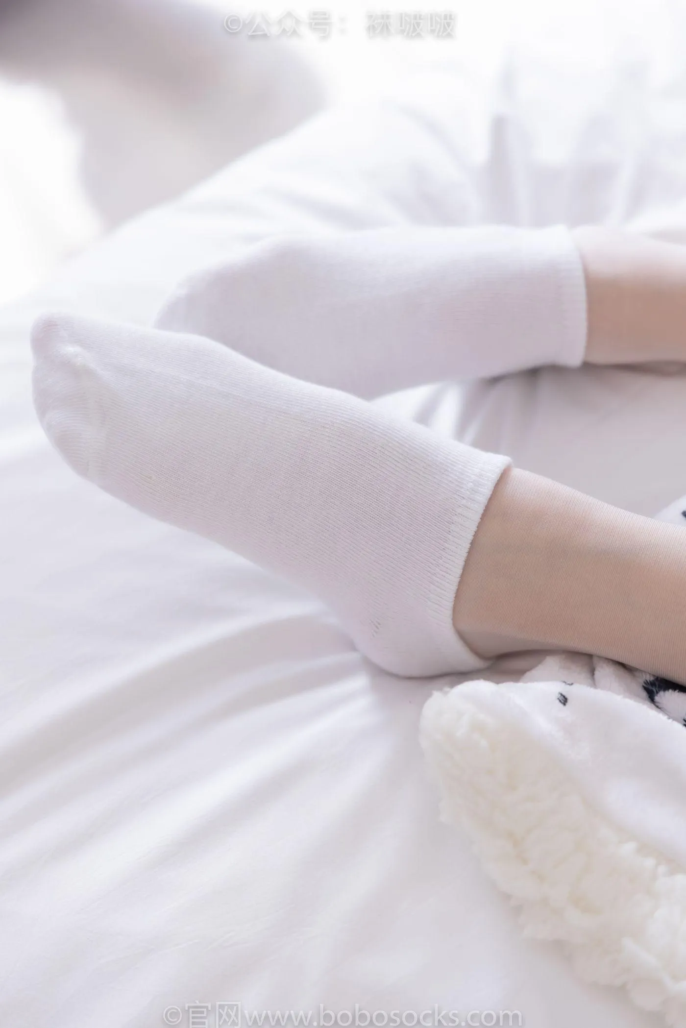 [BoBoSocks袜啵啵]NO.037 稚予-帆布鞋、短白棉袜、白丝 [136P]插图
